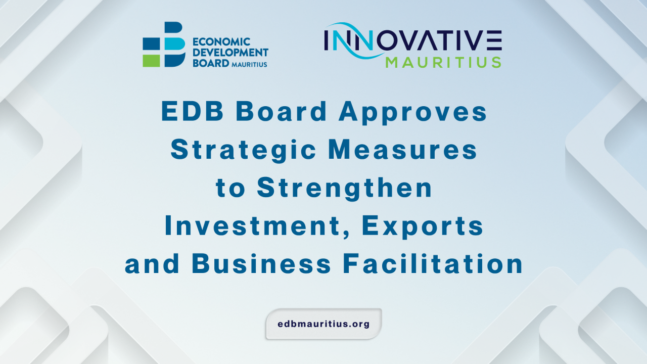 Economic Development Board Mauritius (EDB)