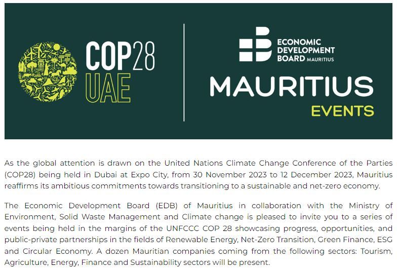 Economic Development Board Mauritius (EDB)