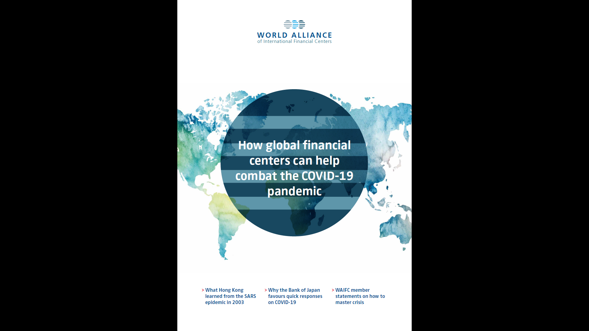 How Global Financial Centers Can Help Combat the COVID-19 Pandemic